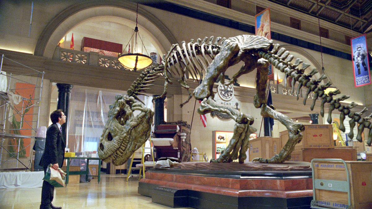 the museum dinosaur